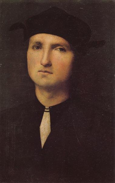 PERUGINO, Pietro Portrait of a Young Man oil painting picture